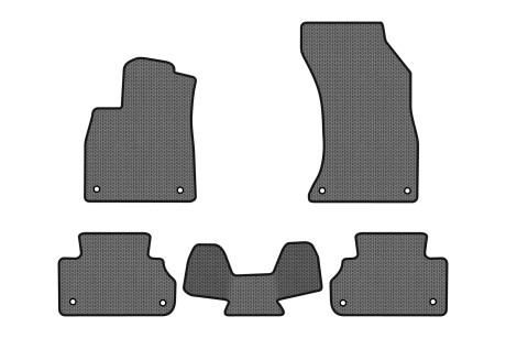 Коврики EVA в салон авто для Q5 Quattro Premium FY Audi 2017-2024 2 поколения SUV USA EVAtech AU42729CBK5AV8SGB