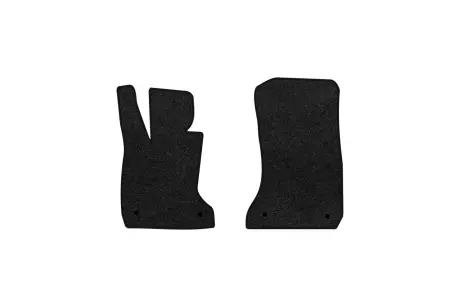 Ворсовые коврики Premium в салоне авто для BMW 7 Series (F01) (xDrive) 2008-2015 5 поколения Sedan EU черный кант EVAtech BM1552A2BW4VPB