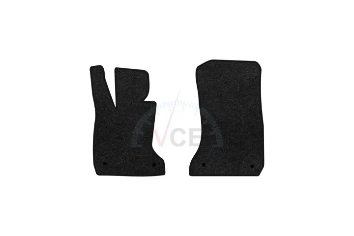 Ворсовые коврики Premium в салоне авто для BMW 7 Series (F01) (xDrive) 2008-2015 5 поколения Sedan EU черный кант EVAtech BM1552A2BW4VPB (фото 1)