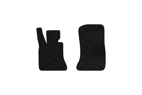 Ворсовые коврики Standard в салон авто для BMW 7 Series (F01) RWD 2008-2015 5 поколения Sedan EU черный кант EVAtech BM21676A2BW4VEB