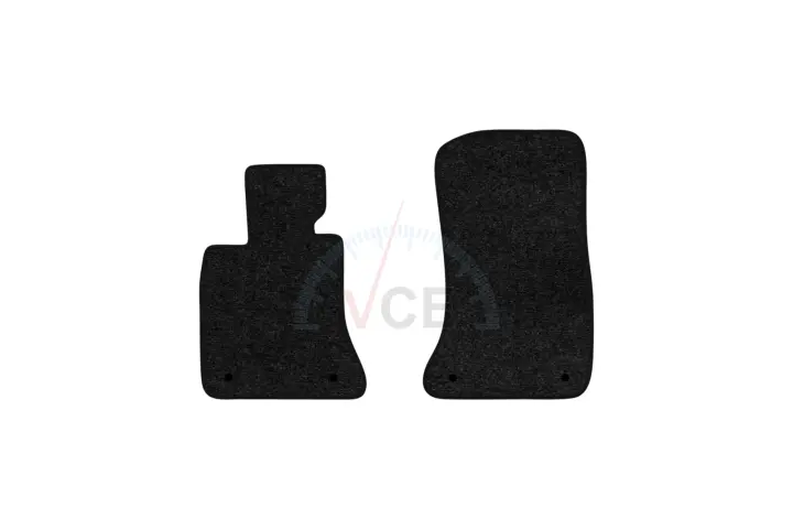 Ворсовые коврики Standard в салон авто для BMW 7 Series (F01) RWD 2008-2015 5 поколения Sedan EU черный кант EVAtech BM21676AB2BW4VEB (фото 1)