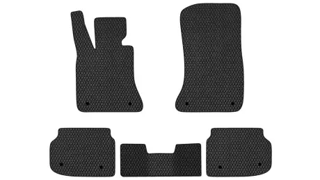 Коврики EVA в салон авто для 7 Series F01 RWD BMW 2008-2015 5 поколения Sedan EU EVAtech BM21676C5BW8RBB