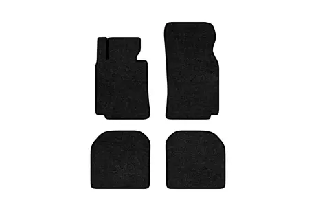 Ворсові килимки Standard в салон авто для BMW 7 Series (E38) Long 1994-2001 3 покоління Sedan EU чорний кант EVAtech BM22921P4BM4VEB