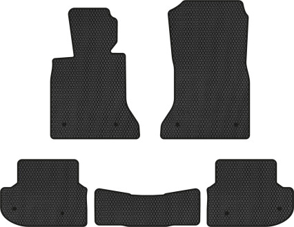 Килимки EVA в салон авто для 5 Series F11 RWD Mechanical seats BMW 2010-2013 6 покоління Combi EU EVAtech BM31056CB5BW8RBB