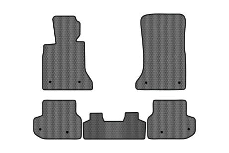 Килимки EVA в салон авто для 5 Series F10 RWD Restyling BMW 2013-2017 6 покоління Sedan EU EVAtech BM31674CB5BW8SGB