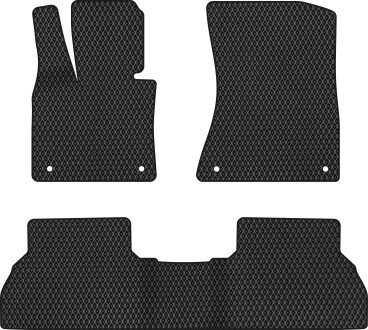 Килимки EVA в салон авто для X5 E70 closed threshold BMW 2006-2013 2 покоління SUV USA EVAtech BM32223Z3LP4RBB