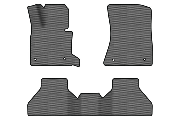Килимки EVA в салон авто для X5 E70 open threshold BMW 2006-2013 2 покоління SUV EU EVAtech BM325ZD3BW4RGB (фото 1)