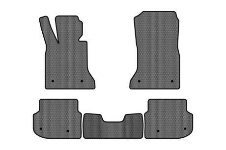 Килимки EVA в салон авто для 5 Series F10 Electric seats BMW 2010-2013 6 покоління Sedan USA EVAtech BM33283C5BW8SGB