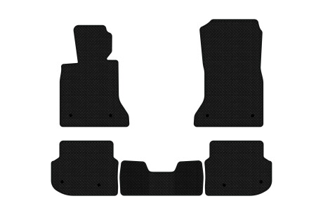 Килимки EVA в салон авто для 5 Series F10 Electric seats BMW 2010-2013 6 покоління Sedan USA EVAtech BM33283CB5BW8KBB