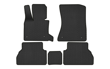 Килимки EVA в салон авто для X5 E70 closed threshold BMW 2006-2013 2 покоління SUV USA EVAtech BM33518C5LA4RBB