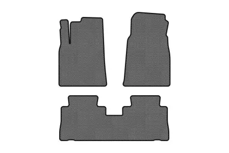 Килимки EVA в салон авто для Captiva C140 7 seats MT Restyling Chevrolet 2011-2018 1 покоління SUV EU EVAtech CT1173Z3RGB