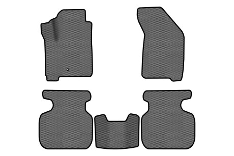 Килимки EVA в салон авто для Journey 1 clips 7 seats Dodge 2007-2020 1 покоління SUV EU EVAtech DE13388CE5LA1RGB