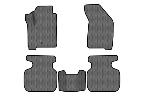 Килимки EVA в салон авто для Journey 1 clips 7 seats Dodge 2007-2020 1 покоління SUV EU EVAtech DE13388CE5LA1SGB