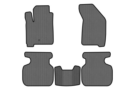 Килимки EVA в салон авто для Journey 1 clips 7 seats Dodge 2007-2020 1 покоління SUV EU EVAtech DE13388CV5LA1SGB