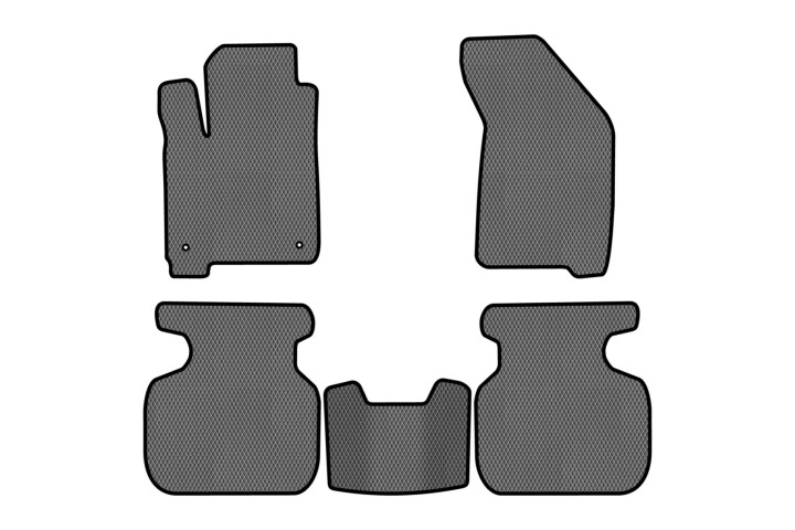 Коврики EVA в салон авто для Journey 2 clips 6 seats Dodge 2007-2020 1 поколение SUV EU EVAtech DE13399CV5LA2RGB (фото 1)