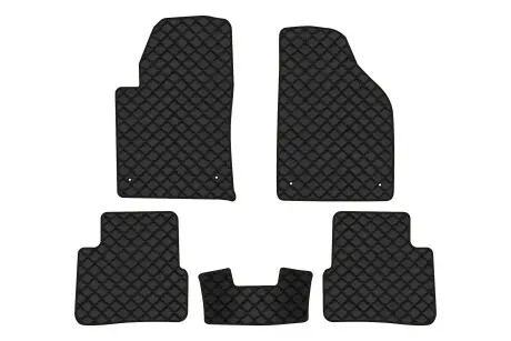 Килимки з екошкіри ECO в салон авто для Dart Dodge 2012-2016 1 покоління Sedan USA EVAtech DE1865CG5LA4BBB