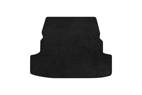 Ворсовий килимок Premium в багажник авто для Daewoo Nubira (J100) 1997-1999 1 покоління Sedan EU чорний кант EVAtech DO22116B1VPB