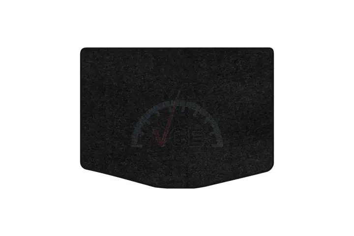 Ворсовий килимок Standard в багажник авто для Ford C-Max (C344) (2 clips) 2010-2019 2 покоління Minivan EU чорний кант EVAtech FD12377B1VEB (фото 1)