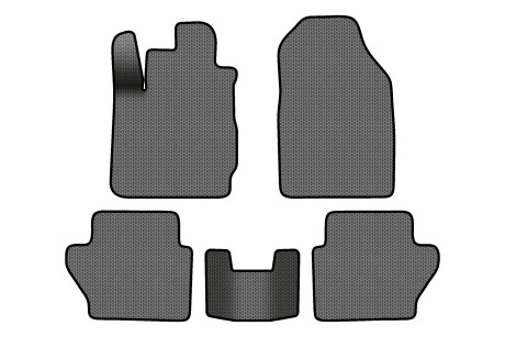 Килимки EVA в салон авто для Fiesta Mark 7 open threshold MT Ford 2009-2017 6 покоління Htb EU EVAtech FD13287CV5SGB