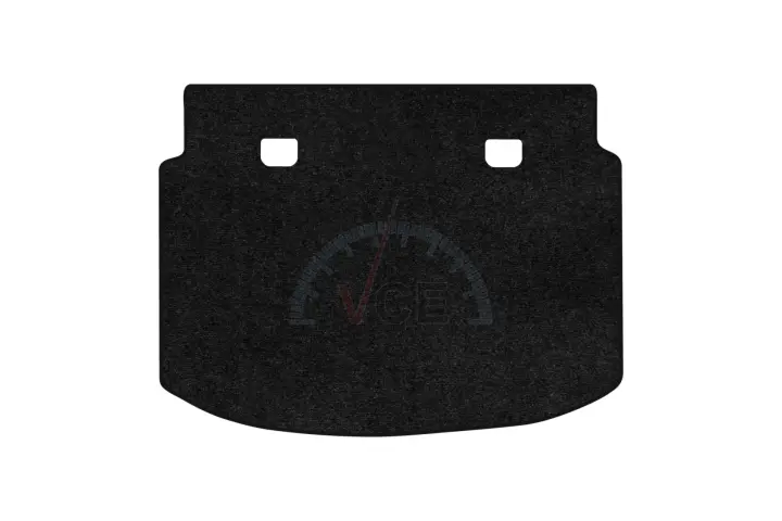 Ворсовый коврик Standard в багажнике авто для Ford C-Max Hybrid (C344) (4 clips) 2010-2019 2 поколения Minivan USA черный кант EVAtech FD14034B1VEB (фото 1)