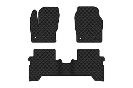 Коврики из экокожи ECO в салон авто для C-Max C344 Ford 2010-2019 2 поколения Minivan EU EVAtech FD1967Z3FC4BBB