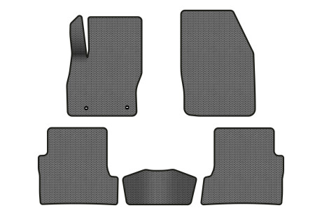 Килимки EVA в салон авто для Focus C307 3-doors AT Ford 2005-2010 2 покоління Htb EU EVAtech FD32205CV5TL2SGB