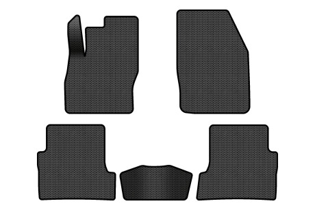 Килимки EVA в салон авто для Focus C307 3-doors MT Ford 2005-2010 2 покоління Htb EU EVAtech FD32208CV5SBB