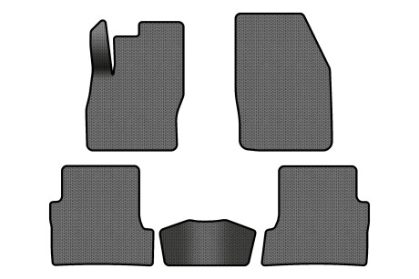 Килимки EVA в салон авто для Focus C307 3-doors MT Ford 2005-2010 2 покоління Htb EU EVAtech FD32208CV5SGB