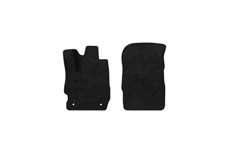 Ворсовые коврики Premium в салон авто для Ford Ka (B562) (open threshold) 2014 3 поколения Sedan EU черный кант EVAtech FD43224AD2FC2VPB