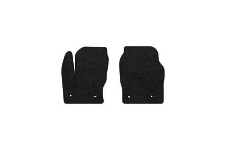 Ворсовые коврики Premium в салоне авто для Ford Grand C-MAX 2010 2 поколения Minivan EU черный кант EVAtech FD44092A2FC4VPB