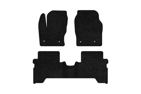 Ворсовые коврики Standard в салоне авто для Ford Grand C-MAX 2010 2 поколения Minivan EU черный кант EVAtech FD44092Z3FC4VEB
