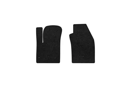 Ворсовые коврики Premium в салон авто для Fiat 500 2007 1 поколение Htb USA черный кант EVAtech FT1443AV2FL3VPB