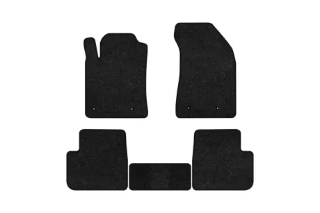 Ворсовые коврики Premium в салон авто для Fiat Bravo (Type 198) 2007-2014 2 поколения Htb EU черный кант EVAtech FT22216CV5FL4VPB