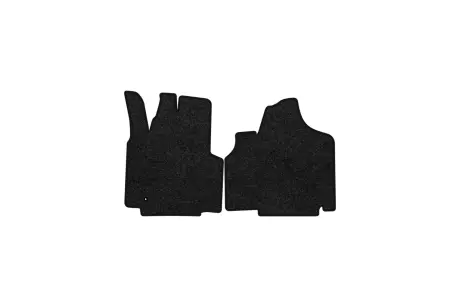 Ворсовые коврики Premium в салон авто для Fiat Scudo (270) 2007-2016 2 поколения Minivan EU черный кант EVAtech FT43033AV2CP1VPB