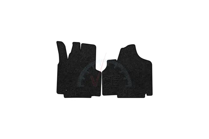 Ворсовые коврики Premium в салон авто для Fiat Scudo (270) 2007-2016 2 поколения Minivan EU черный кант EVAtech FT43033AV2CP1VPB (фото 1)
