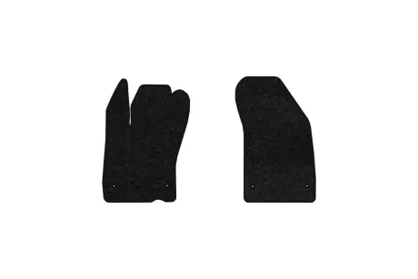 Ворсовые коврики Standard в салон авто для Fiat Tipo (356) 2015 2 поколения Sedan EU черный кант EVAtech FT51234AV2FL4VEB