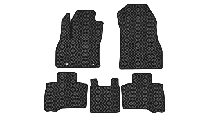 Коврики EVA в салон авто для Qubo Fiat 2008 3 поколения Minivan EU EVAtech FT52557C5LA2RBB (фото 1)