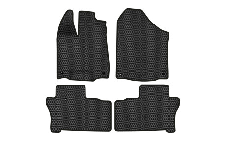 Килимки EVA в салон авто для Pilot Elite 8 seats Honda 2015-2022 3 покоління SUV USA EVAtech HA13337PVC4TL6RBB