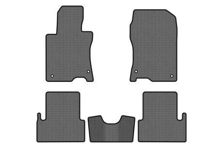 Килимки EVA в салон авто для Accord CU Honda 2008-2013 8 покоління Sedan EU EVAtech HA373CB5TL4SGB