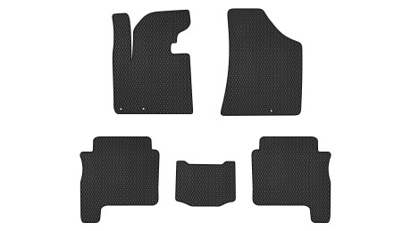 Килимки EVA в салон авто для Santa FE CM Restyling Floor Gas Pedal 7 seats 3 clips Hyundai 2010-2012 2 покоління SUV EU EVAtech HY11174CV5LA3RBB