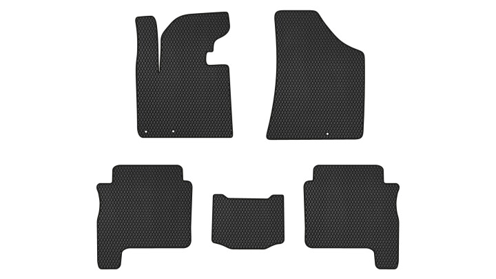 Килимки EVA в салон авто для Santa FE CM Restyling Floor Gas Pedal 5 seats 3 clips Hyundai 2010-2012 2 покоління SUV EU EVAtech HY11175CV5LA3RBB (фото 1)