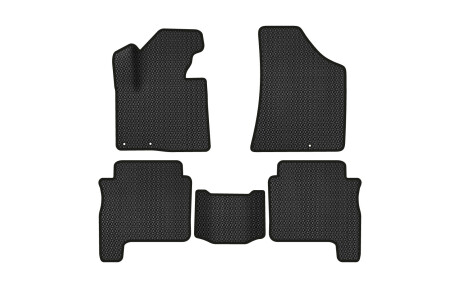 Килимки EVA в салон авто для Santa FE CM Restyling Floor Gas Pedal 7 seats 3 clips Hyundai 2010-2012 2 покоління SUV EU EVAtech HY13311CE5KD3RBB