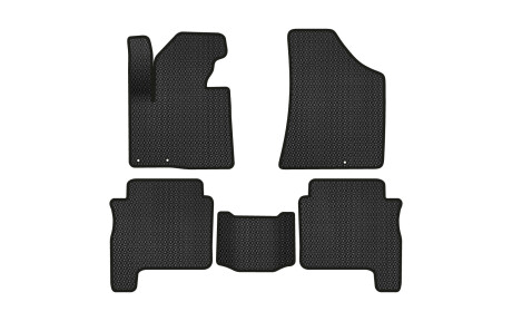 Килимки EVA в салон авто для Santa FE CM Restyling Floor Gas Pedal 7 seats 3 clips Hyundai 2010-2012 2 покоління SUV EU EVAtech HY13311CV5KD3RBB