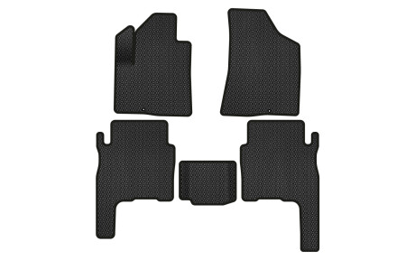 Килимки EVA в салон авто для Santa FE CM 7 seats Hyundai 2006-2010 2 покоління SUV Korea EVAtech HY32774CV5LA2RBB