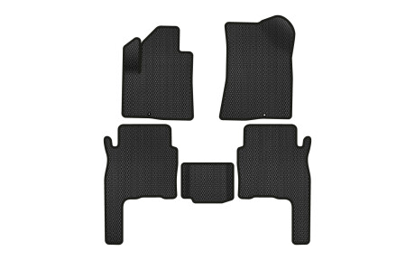 Килимки EVA в салон авто для Santa FE CM 7 seats Hyundai 2006-2010 2 покоління SUV Korea EVAtech HY33307CLB5KD2RBB