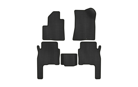 Килимки EVA в салон авто для Santa FE CM 5 seats Hyundai 2006-2010 2 покоління SUV Korea EVAtech HY33308CBB5KD3RBB