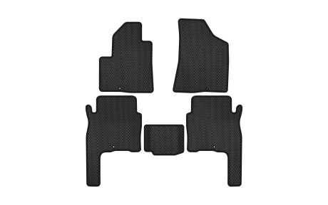 Килимки EVA в салон авто для Santa FE CM 5 seats Hyundai 2006-2010 2 покоління SUV Korea EVAtech HY33308CGK5KD5RBB