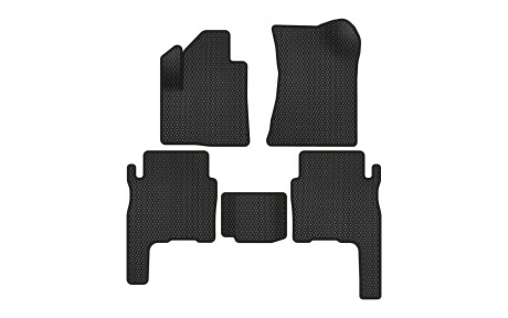 Килимки EVA в салон авто для Santa FE CM 7 seats Hyundai 2006-2010 2 покоління SUV EU EVAtech HY3605CD5RBB