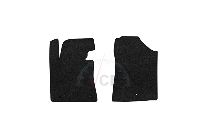 Ворсові килимки Premium в салон авто для Hyundai Elantra GT (MD) (Floor Gas Pedal) 2010-2015 5 покоління Htb USA чорний кант EVAtech HY42304AV2LA3VPB (фото 1)