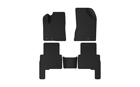 Килимки EVA в салон авто для Sorento XM Hinged Gas Pedal 7 seats Kia 2009-2012 2 покоління SUV EU EVAtech KI12232CD5KH3RBB